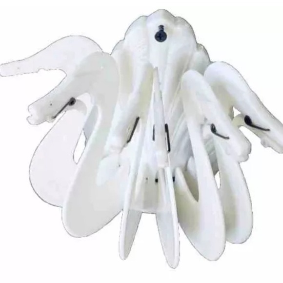 KAROFF SWAN DRYING HANGER Clips For Lingerie & Hosiery WW2- Post War 1940s NEW - Picture 3 of 9